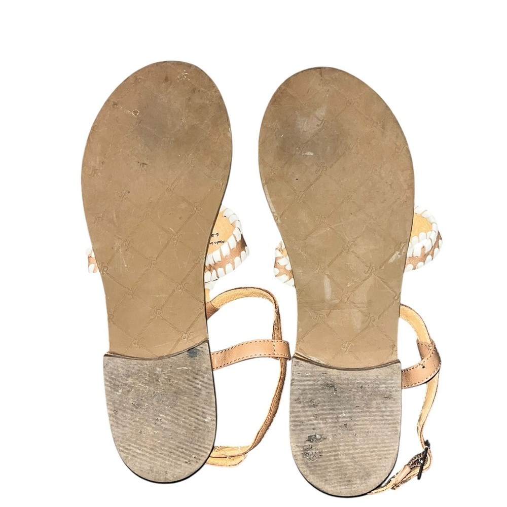 Jack Rogers women’s Maci Brown and White Sandals size 6.5 - Picture 7 of 7